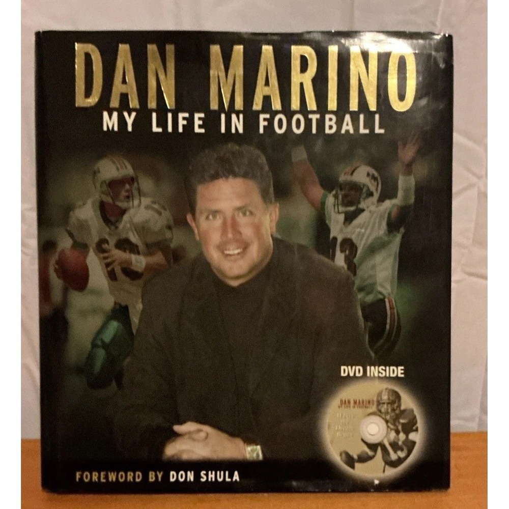 Dan Marino My Life in Football Autobiography Miami Dolphins NFL Quarterback wDVD